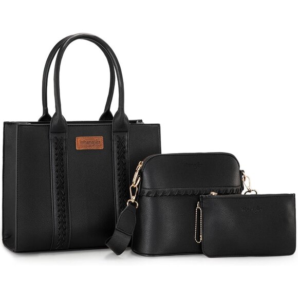 3Pcs Purses for Women Tote Bag Crossbody Handbag Sets with Strap